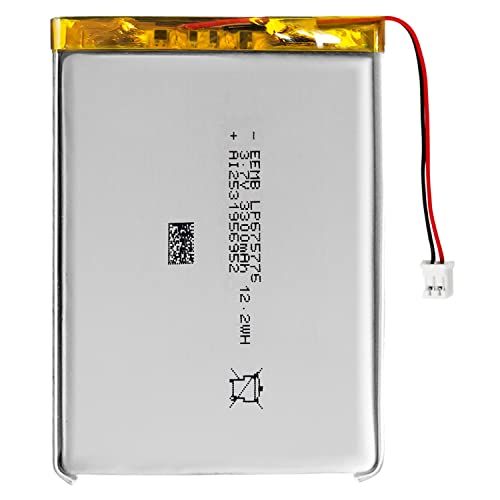 EEMB 3.7V Lipo-batterij 3300mAh 675776 Lithium-polymeer-ionbatterij oplaadbaar met JST-connector