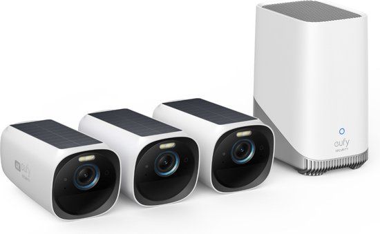 Eufy eufyCam 3 3-Cam Kit - 4K Wireless Outdoor Security Camera System with AI