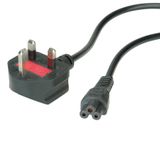 VALUE 19.99.2016 elektriciteitssnoer Zwart 1,8 m BS 1363 IEC 320