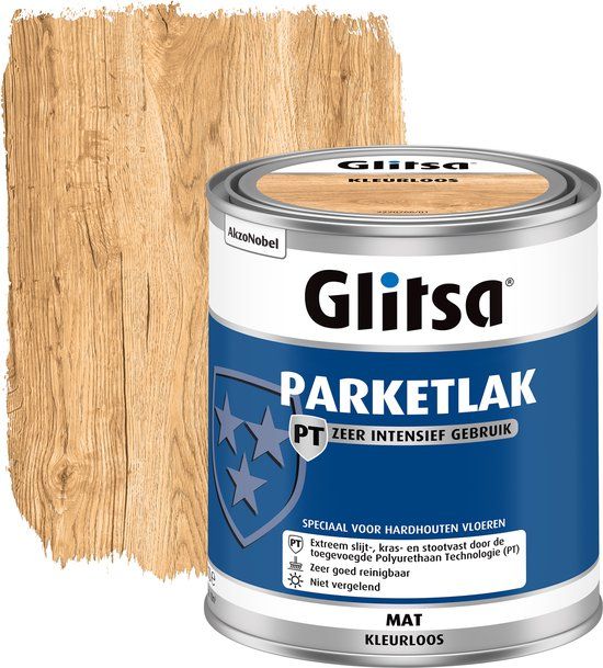 Glitsa Parketlak PT - 1 liter Mat / Matt