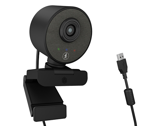 ICY BOX IB-CAM501-HD Webcam - Zwart