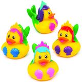Baker Ross AW527 Zeemeerminstaarten (4 stuks), perfect voor kinderen badplezier of water-/zwembadactiviteiten, gesorteerd