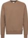 Solid Lenz Sweatshirt Heren Katoen Bruin M