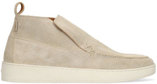 Manfield Beige suède Chelsea boots Heren Maat 43