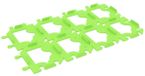 Feldherr set de 8 pièces de porte-cartes pour cartes à jouer de taille standard (64 x 89) - aide de jeu pour jusqu'à 20 cartes - plat, modulaire et facile à combiner, Couleur:Green