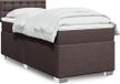 Maison Exclusive - Lit boxspring avec matelas, brun foncé, 90x190 cm, textile