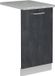 Vicco R-Line Vaatwasserfrontpaneel – 45 cm, WB Marmer Zwart beton