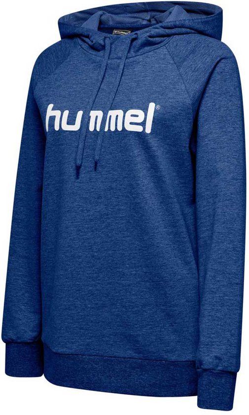 Hummel Go Logo Hoodie - True Blue - Women's - Size M - 2024