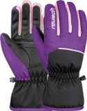 Reusch Alan Junior Unisex Kinderen Handschoenen Paars-zwart Maat 5