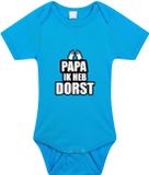 Bellatio Decorations Shoppartners Bv Papa ik heb dorst baby romper blauw jongens maat 92