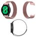 Wigento Samsung Galaxy Watch 6, 5, 4, Normal, Pro, Classic, alle maten, design met geweven textuur