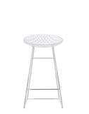 Kartell Smatrik Barkruk, verchroomd / transparant