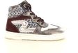 Develab 41926 Hoge Sneakers Meisjes Leer Panterprint Maat 29