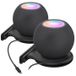 AhaStyle Lot de 2 supports muraux pour HomePod mini avec système de rangement des câbles - Noir