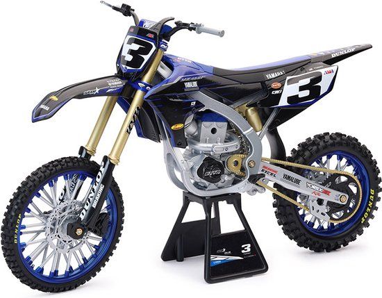 NewRay - Eli Tomac Star Racing Yamaha YZF450 Replica Mini Crossmotor - 1/6 Schaalmodel - 49713