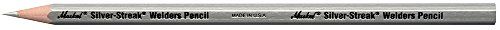 MARKAL 96101 Silver-Streak Welder Pencil potlood, zilver, 12 stuks