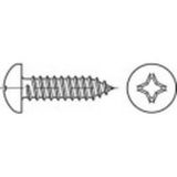 TOOLCRAFT 1068155 Vis de tôle 2.9 mm 22 mm Phillips DIN 7981 Inox A4 1000 pièce(s)