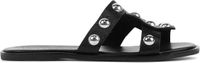 Lina Locchi Slippers / Slides Dames - L1132 - Zwart - Maat 36
