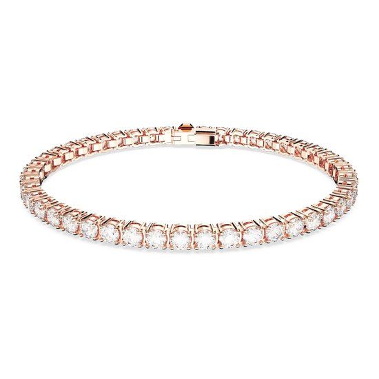Swarovski Matrix Armband Rosé Goudkleurig - 16.5 cm - Dames