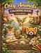Cozy Animals Coloring Book for Adults