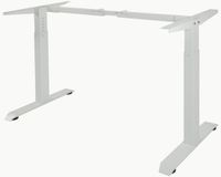 Euroseats Zit-sta bureau frame Wit 620-840 x 1000-1600 x 600 mm
