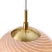 Halo Design Suspension CANDY BALL, gris/laiton vieilli, Ø 25 cm