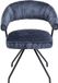 Kare Design Draaistoel Arabella blauw