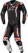 Alpinestars Combinaison En Cuir GP Tech V5 1 Pièce Noir Blanc Rouge Fluo, Taille: 50