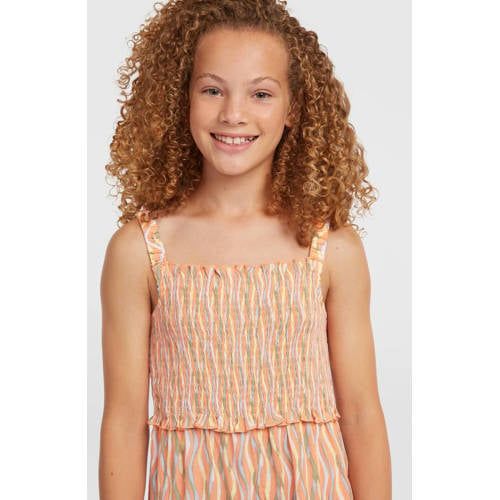 O'Neill jumpsuit oranje Meisjes Viscose Vierkante hals Meerkleurig - maat 176