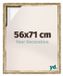 yd, Cadre 56x71 cm Or Antique - Cadre pour toile - MDF Lyon
