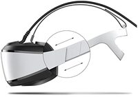 HERMJ VR-bril, E3C Virtual Reality VR Bril VR Game Helm Thuis Indoor 3D Films VR Metaverse 3D Smart Bril Zachte Band VR Bril (Color : Hard headsets)