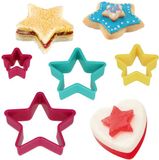 Metaltex koekjesvormpjes, roestvrij staal, veelkleurig, 2,7 cm x 14,5 cm x 16 cm