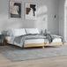 Maison Exclusive - Sommier sans matelas Chêne Sonoma 120x200 cm Matériau dérivé du bois