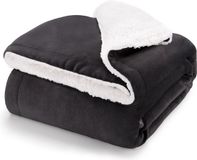 Blumtal Fleece Deken - Sherpa - 220x240 - Antraciet