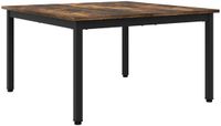 vidaXL Salontafel Gerookt eiken 80 x 80 x 45 cm