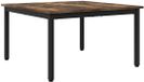 vidaXL Salontafel Gerookt eiken 80 x 80 x 45 cm