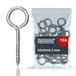 HELPMATE Ringbout 50x25x6,2x29 mm Verzinkt staal 15 stuks