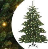vidaXL Kunstmatige Hinged Kerstboom Groen 150 cm PVC en Staal