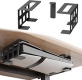 KAMD Precision Components Ltd. Consolehouder voor wand of bureau - zwart - geschikt voor PS5 Pro Digital, PS5 Slim Digital, Xbox Series S, Xbox One - horizontaal of verticaal - onderkast- en wandmontage