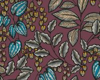 ARCHITECTS PAPER Floral Impression Vliesbehang 10.05 m x 0.53 m Meerkleurig Donkerrood