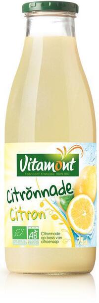 Vitamont Citronnade basis van citroensap bio 750ml