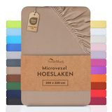 NatureMark microvezel laken Zand/Beige 200 x 220 cm