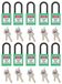 Merkloos Lockout Tagout Set van 10 Veiligheidsproducten