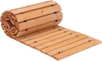 VEVOR Rolling Path Tuinpad Roll-Out Houten Pad Tuin Stap Stapstenen 244x43cm