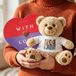 Milka ours en peluche avec un cœur