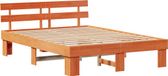 vidaXL Bedframe Bruin 160 x 200 cm Massief Grenenhout