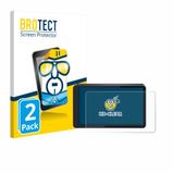 BROTECT - Screenprotector voor CARabc DB601 - Folie Beschermfolie transparant 2 Stuks