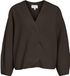 Viada VILA VIADA L/S TEDDY JACKET-NOOS Dames Puffer Jas Lange Mouw Polyester Coffee Bean