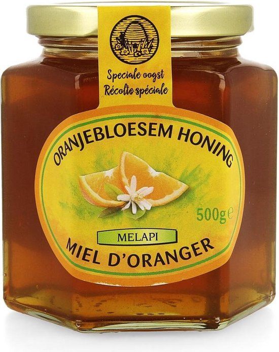 Melapi Honing Oranjebloesem 500g