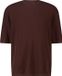 America Today T-shirt Edison XL Katoen Effen Ronde hals Korte mouw Mud
